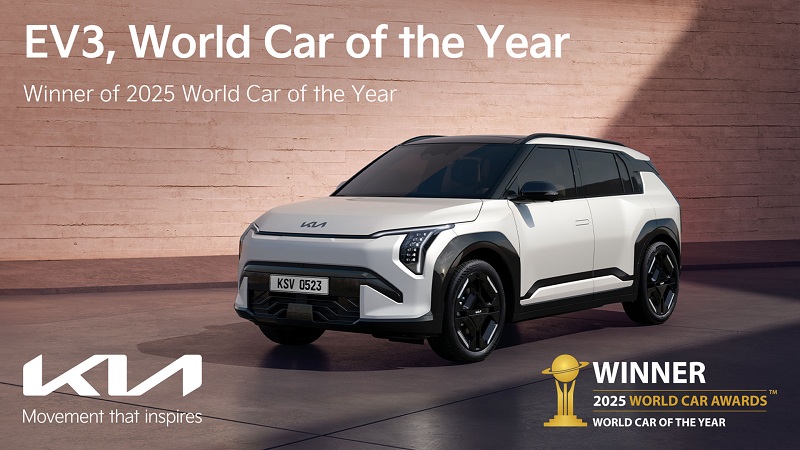2025 оны дэлхийн шилдэг авто машинаар“Kia EV3” шалгарчээ.
