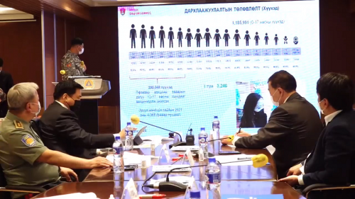 Түр хороо”-ны гишүүд өнөөдөр УОК-ын Шуурхай  штабын ажилтай танилцлаа.